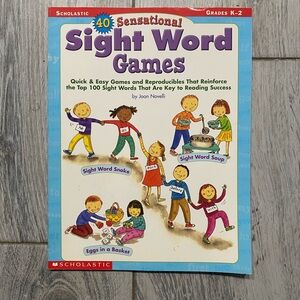 Scholastic 40 Sight Word Games Activity Book